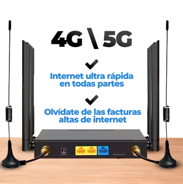 ROUTER DE WIFI GRATÍS ROMPEMUROS - INTERNET 5G - ULTIMAS UNIDADES EN STOCK